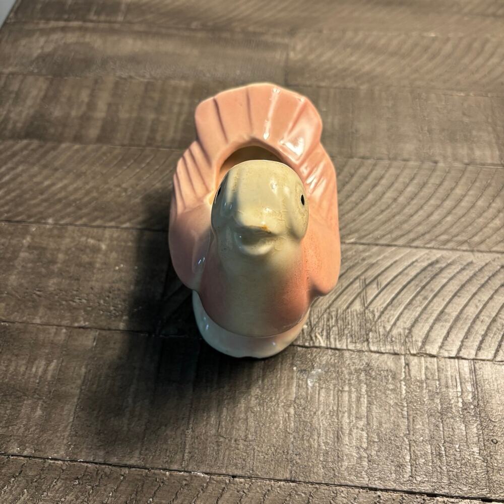 Vintage 50s 60s Ceramic Bird Small Pot Planter